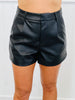 Faux Leather Shorts (Reg.)-4 Colors