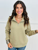 Dear Scarlett Get Comfy Quarter Zip Pullover Top (Reg. and Plus) - 9 Colors