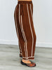 Chocolate Harlem Striped Pants (Reg & Plus)
