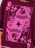 Queen Of Sparkles Maroon & Pink Logo Sweatshirt (Reg. and Plus)