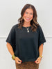 Short Sleeve Boxy Top (Reg.)-3 Colors