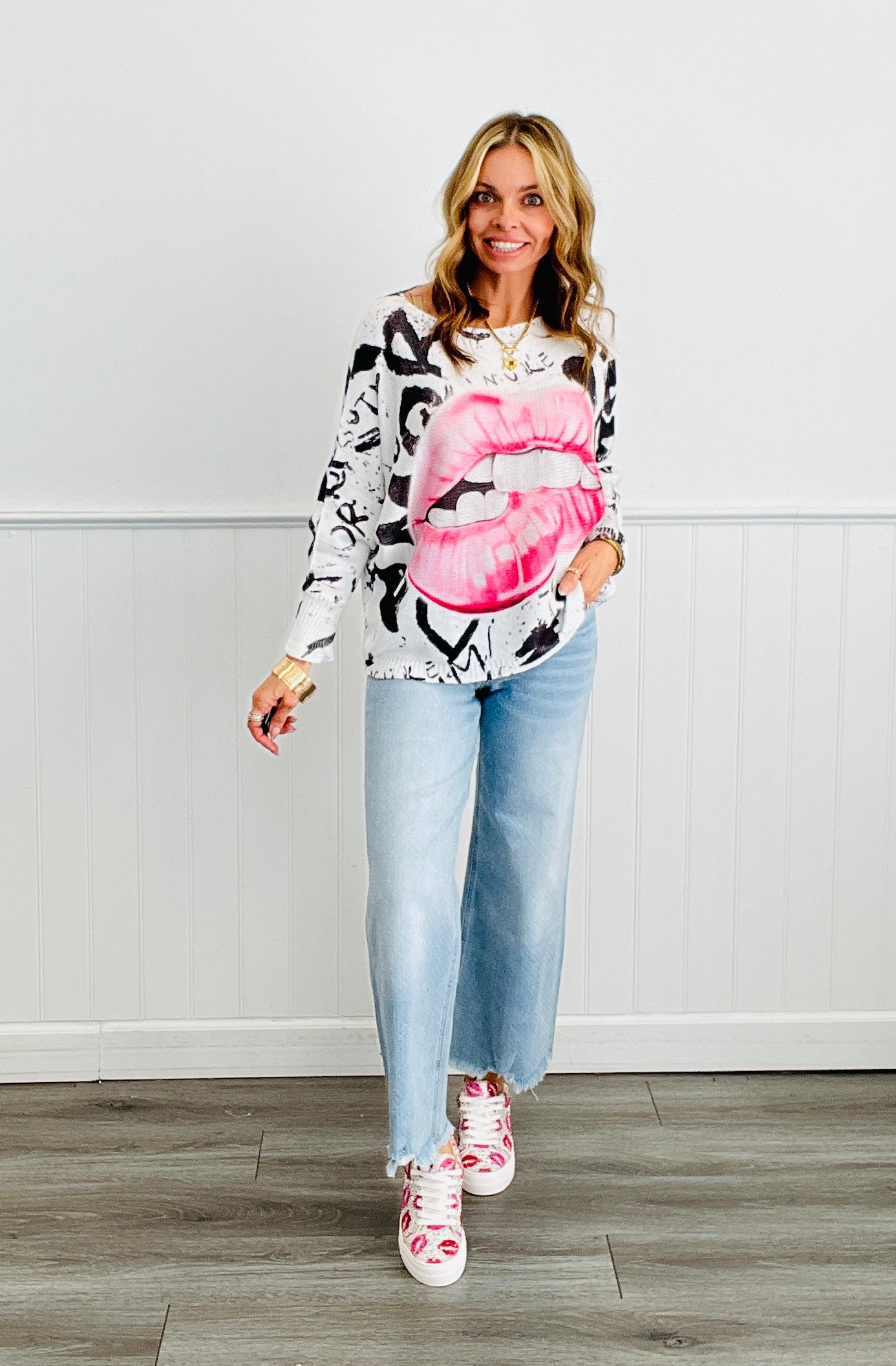 Telekinesis Blue Denim Rhinestone Jeans (Reg.)