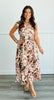 Fun In Floral Midi Dress (Reg)-2 Colors