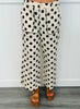 Mocha Dot Scalloped Hem Pants (Reg.)