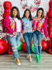 Queen Of Sparkles Pink Peppermint Nutcracker Cardigan (Reg. and Plus)