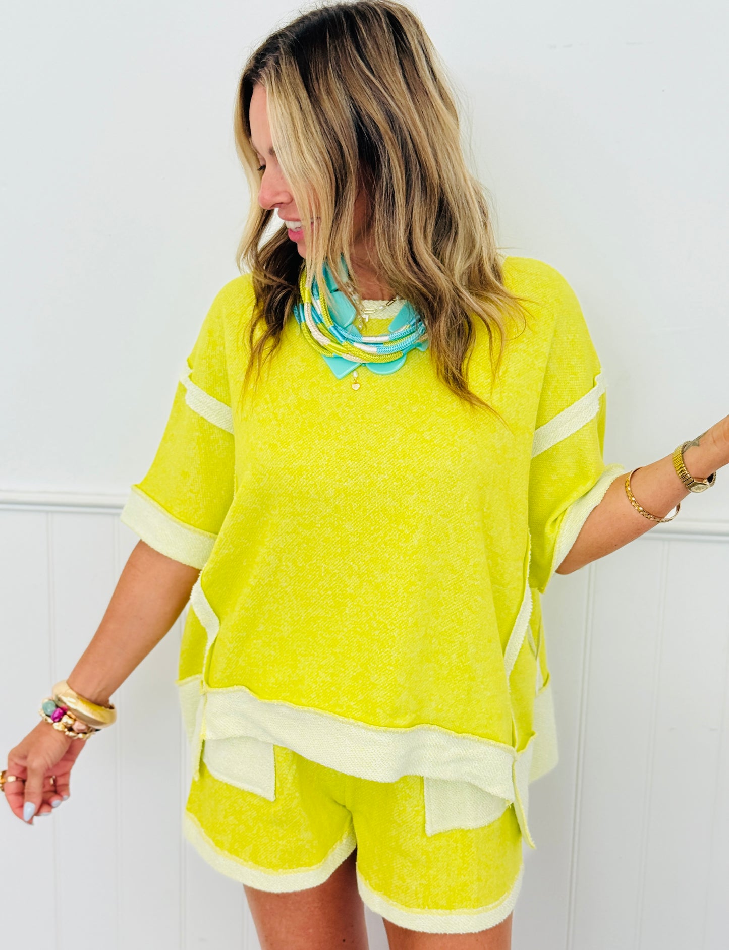 French Terry Top & Shorts Set (Reg.) - 5 Colors