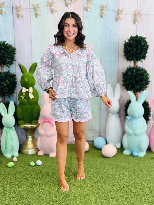 Easter Egg/Bunny Pajama Set (Reg.)