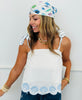 Seashell Scalloped Cami Top (Reg.)