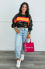 Camo French Terry Color Block Top (Reg.)