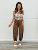 Slouchy Stretch Suede Pants (Reg.)-4 Colors