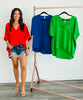 Sunset Petal Oversized Top (Reg)-3 Colors