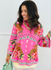 Pink Multi Front Tie Sweater (Reg.)