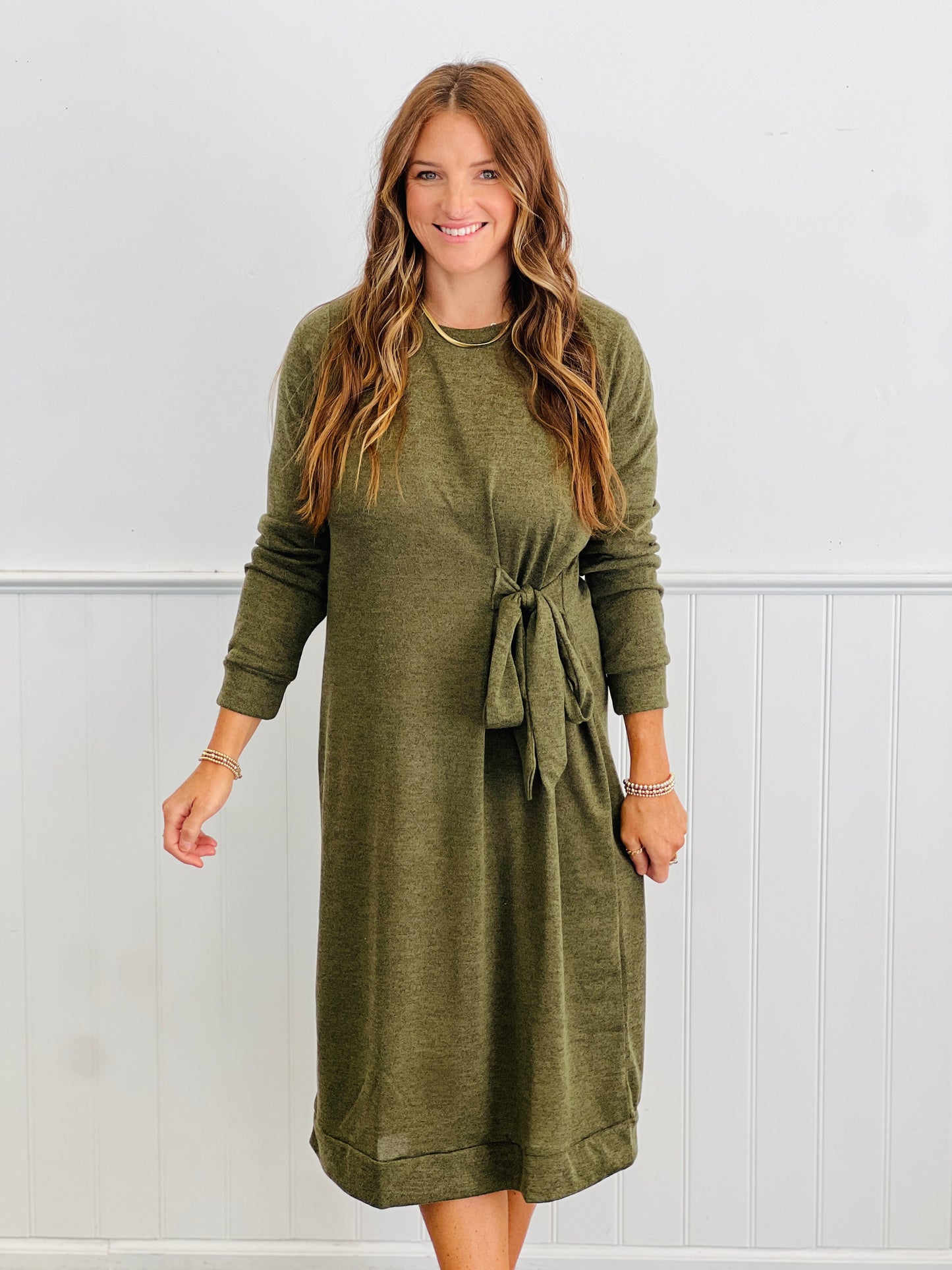 Dear Scarlett Knit Tunic Dress (Reg. and Plus) - 4 Colors