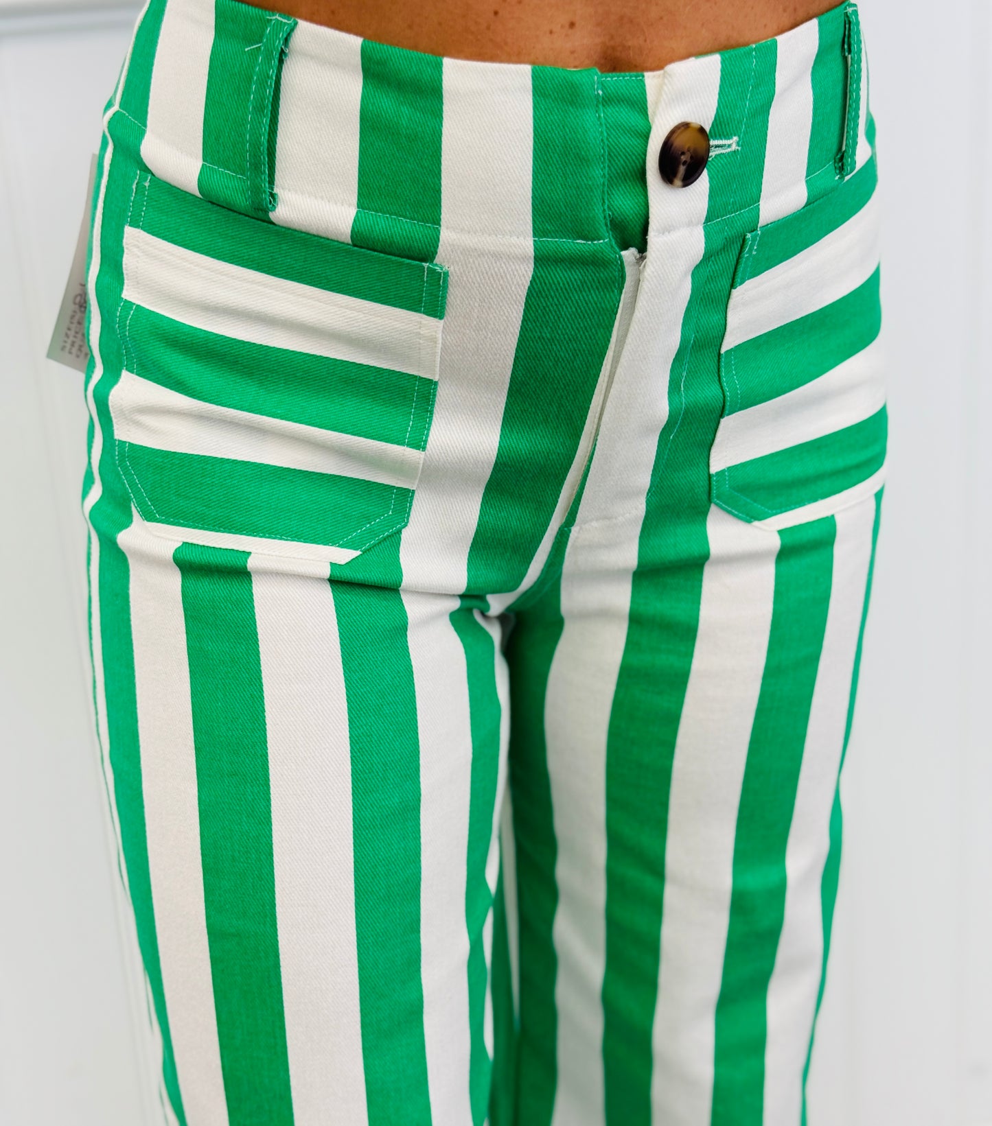 Striped Colette Crop Wide Leg Pants (Reg.) - 3 Colors