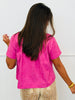 Pink Collared Short Sleeve Top (Reg.)