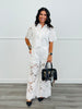 Soft White Floral Lace Pants (Reg.)