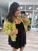 Golden Lime Bandana Print Bomber Jacket (Reg.)