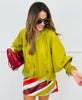 Martini Olive Poetic Justice Blouse (Reg.)