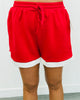 Red Contrast Trim Pocket Shorts (Reg.)