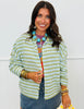 Matcha Striped Gigi Cardigan (Reg.)