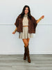 Brown Twill Dream Cape Jacket (Reg.)