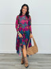 Floral Print Ballerina Midi Skirt (Reg.)-2 Colors