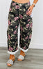 Floral Camo Barrel Pants (Reg.)