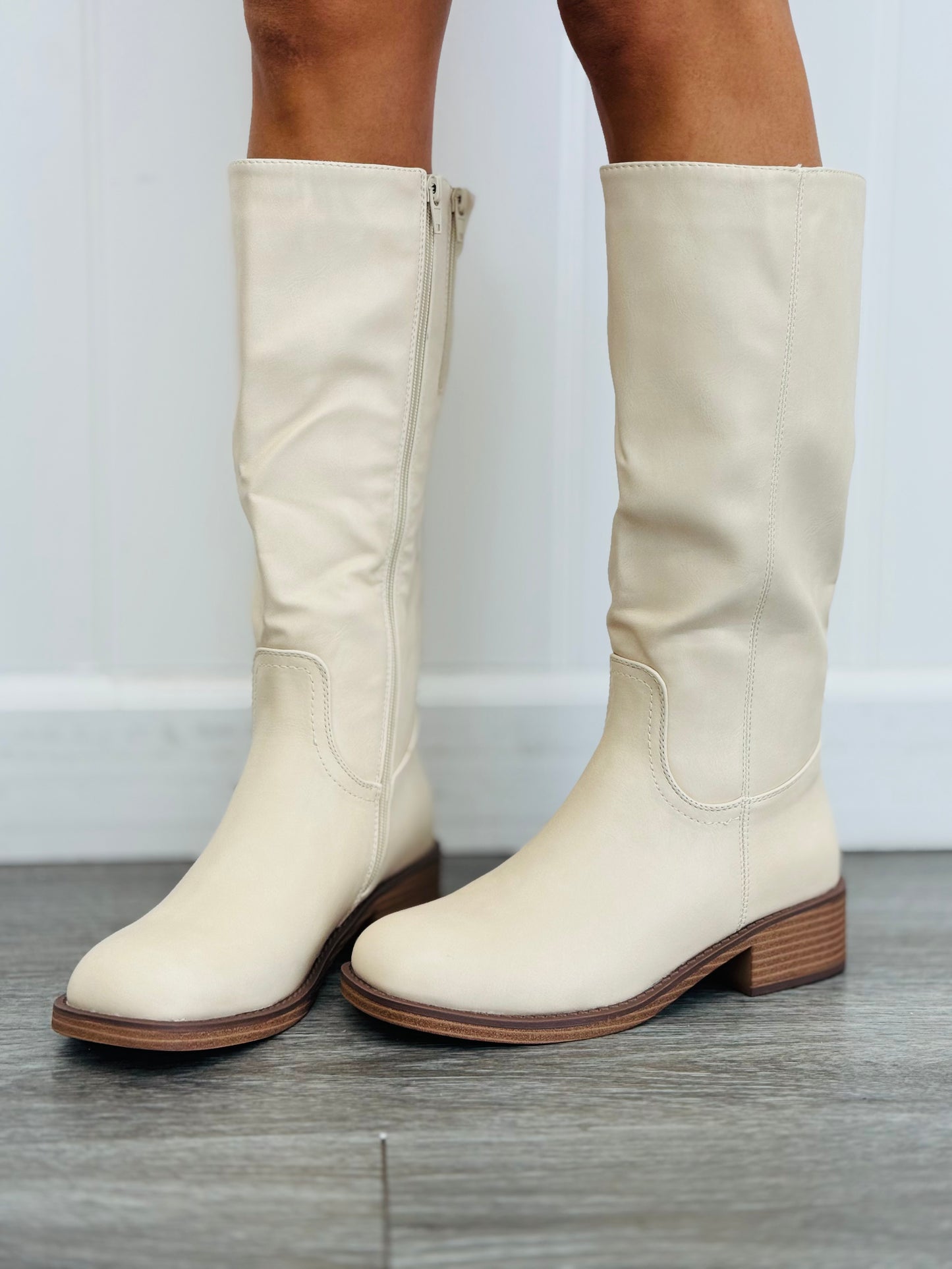 The Jojo Boots in Ivory