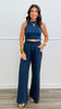 Harlow Racer Back Tank Top & Pants Set (Reg.)- 3 Colors