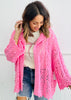 POL Bubblegum Pink Hoodie Sweater Cardigan (Reg.)