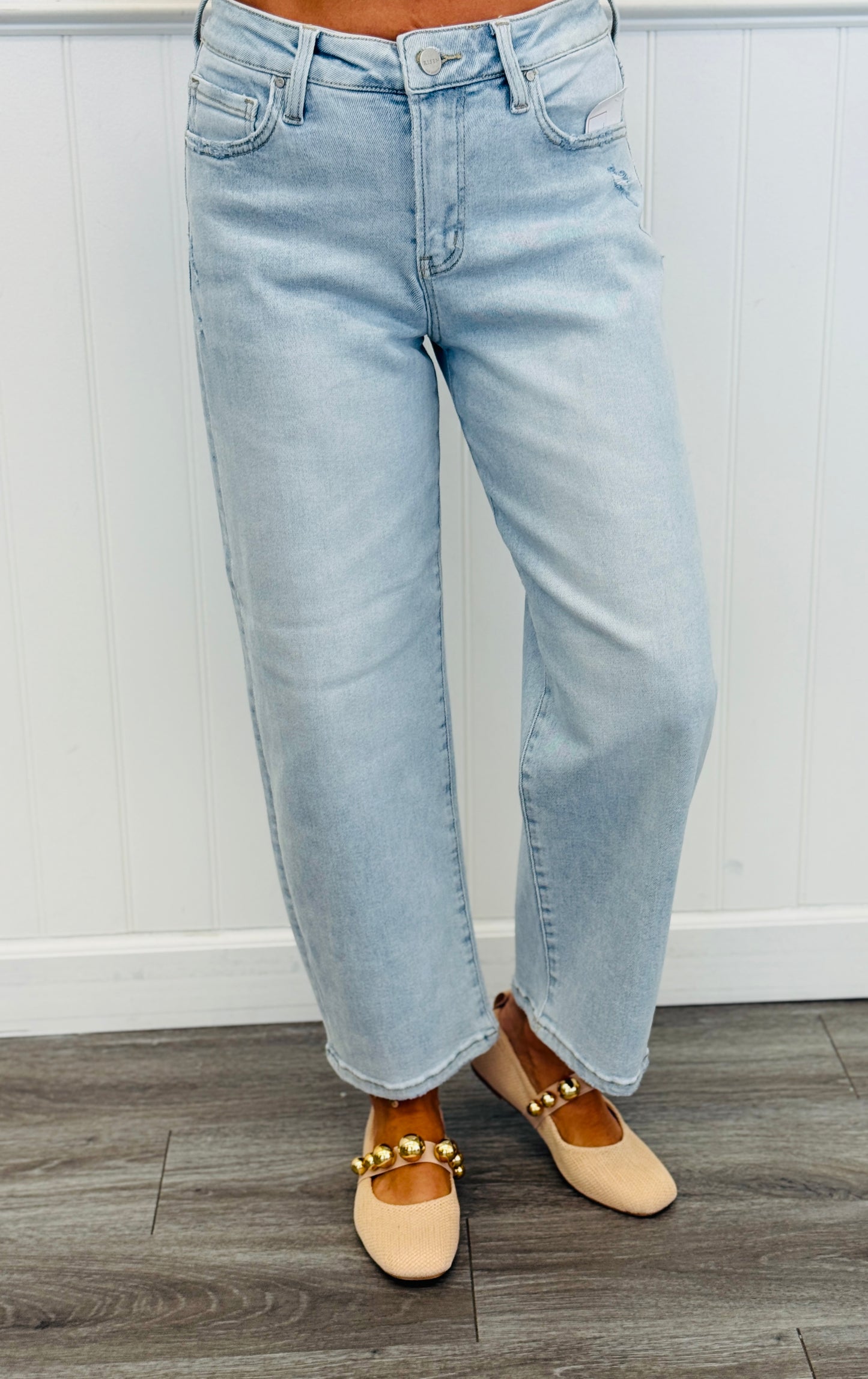 Risen Simple Moments Barrel Jeans (Reg. and Plus)