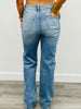 Denim High Rise Star Patch Dad Jeans (Reg.)