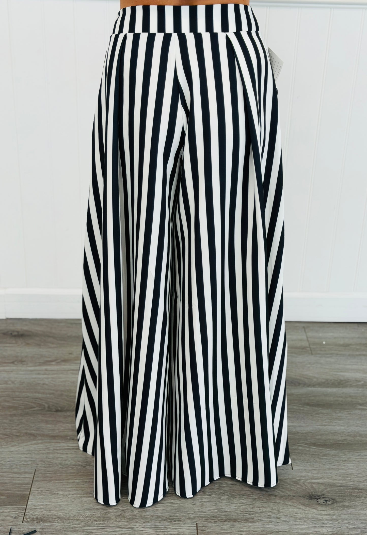 Striped Palazzo Pants (Reg. and Plus) - 5 Colors