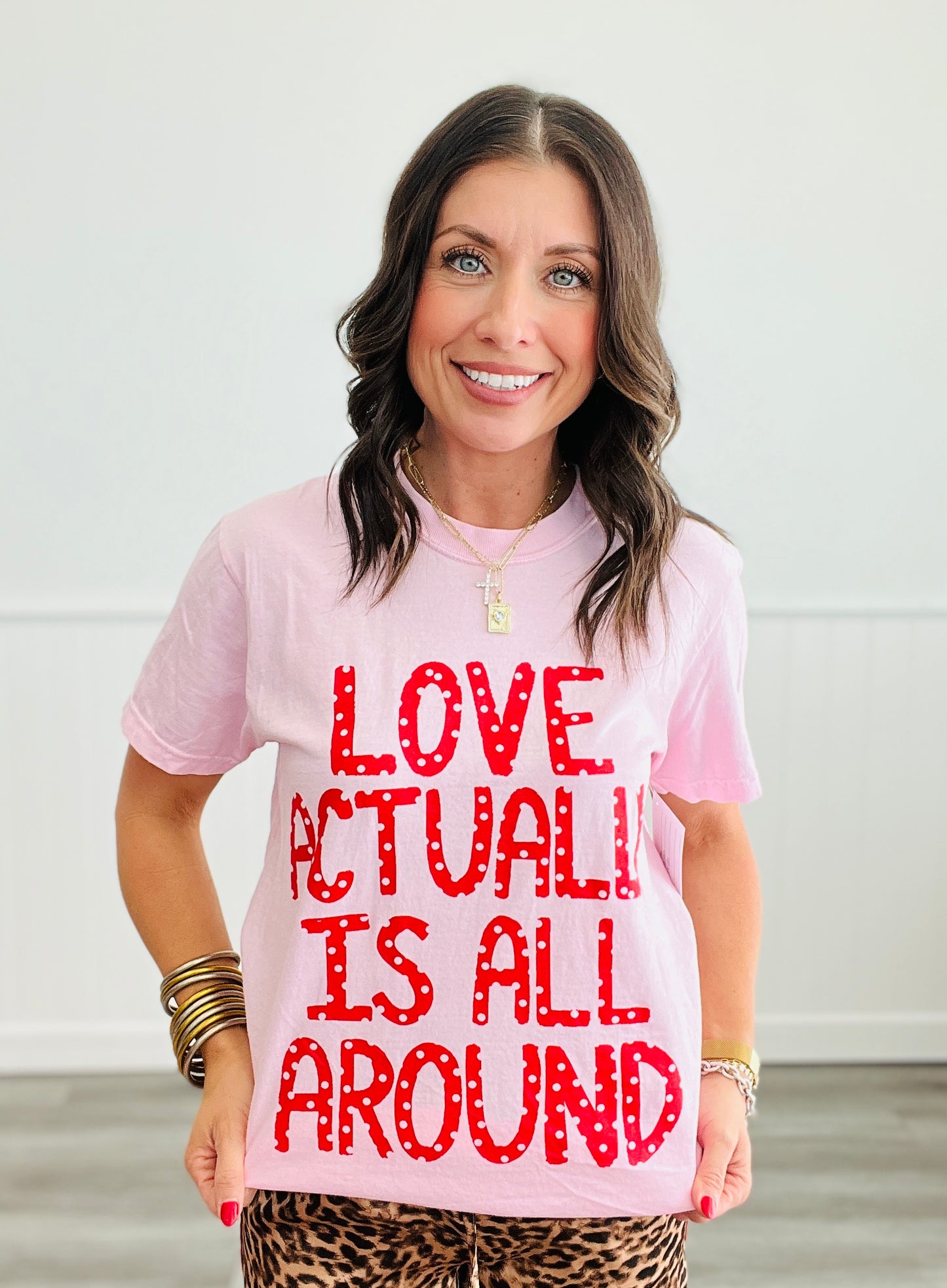 Love Is All Around Graphic Tee (Reg. and Plus)