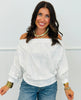 Camo Off Shoulder Sweatshirt (Reg.) - 2 Colors