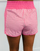 Pink Stripe Half Zip Top & Shorts Set (Reg.)