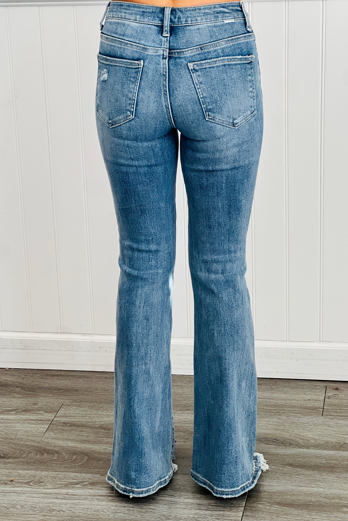 Risen Happy High Rise Flare Jeans (Reg & Plus)