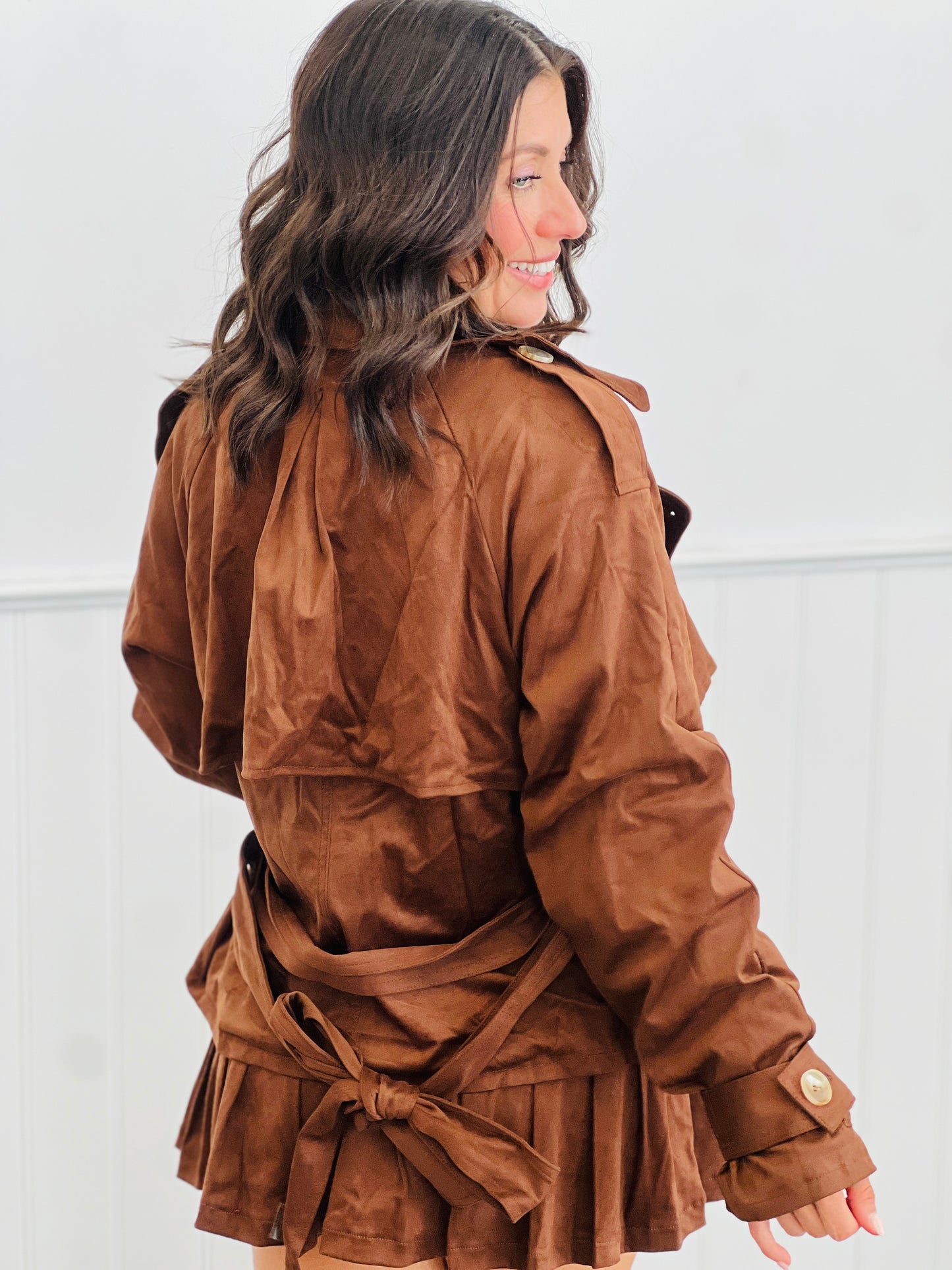 Chocolate Trench Coat (Reg.)