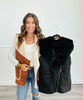 Faux Suede Zip Up Vest (Reg & Plus)-2 Colors