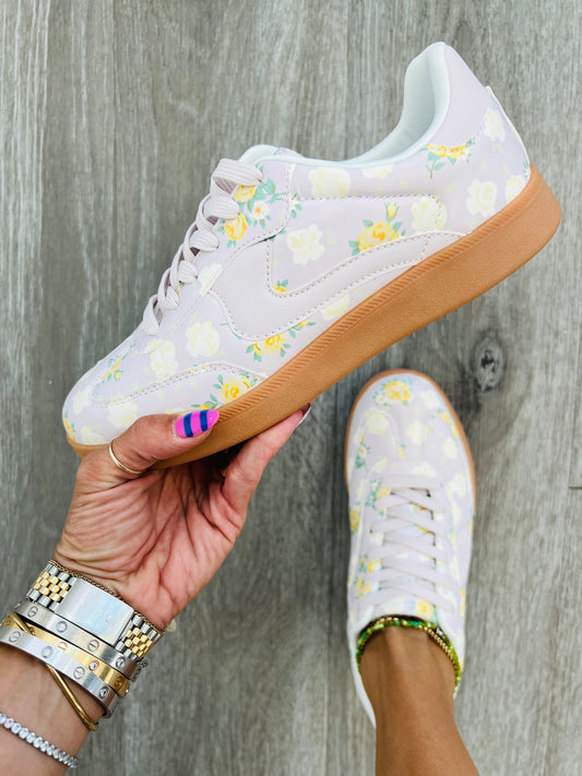 Lavender Bloom To The Beat Sneakers