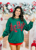 Plaid Merry Graphic Sweatshirt (Reg.)-2 Colors