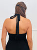 Black Let's Go Halter Jumpsuit (Reg.)