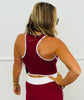 Contrast Piping Crop Tank Top & Pants Set (Reg.) - 2 Colors