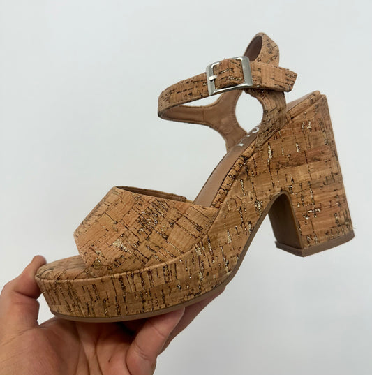 Another Chance To Sparkle Cork Heels