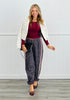 POL Black Leopard Pants (Reg.)