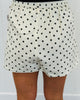 Cream Multi Polka Dot Shorts (Reg.)