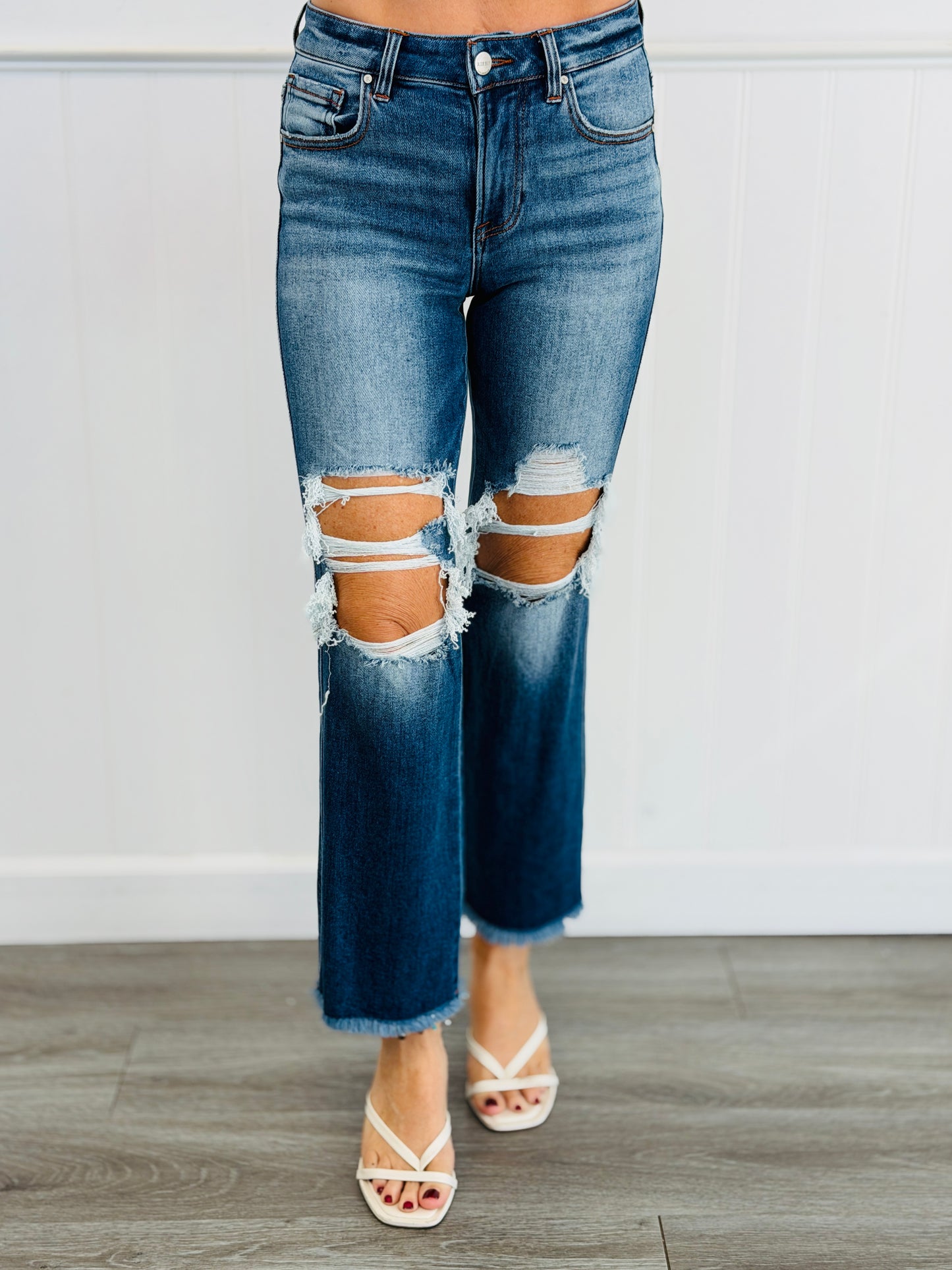 Risen Delaney Mid Rise Jeans (Reg & Plus)