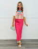 Pink Striped Sardines Bling Tee (Reg. and Plus)