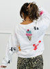 Ivory Somebody Loves You Graphic Sweatshirt (Reg.)