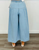 Risen Light Denim Slouchy Culottes (Reg.)